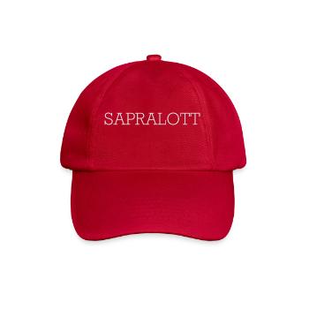 Sapralott - Baseballkappe - klassisch Rot - Vorne