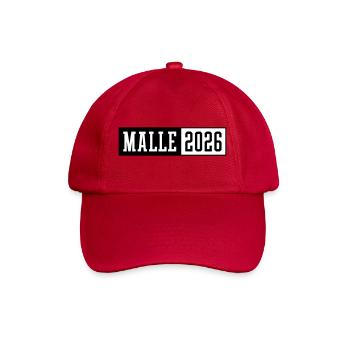 Malle 2026 - Baseball Cap - classic red - Front