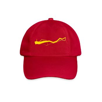 Iconic Data Viz: Minard 1812 - Gold / Bronze - Baseballkappe - klassisch Rot - Vorne