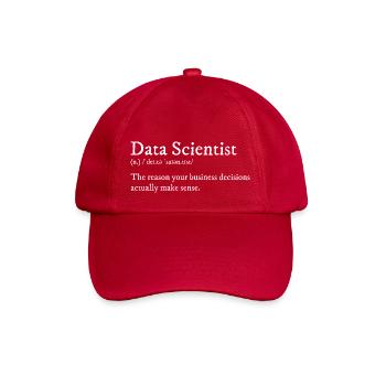 Data Scientist Design - Baseball Cap - classic red - Front