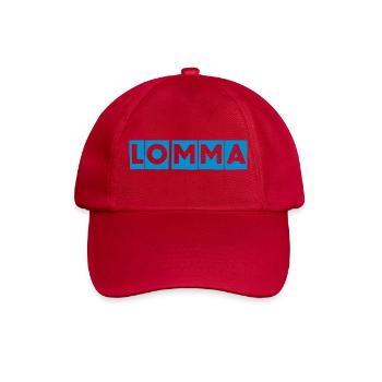 Conception du bloc Lomma Blue - Casquette classique - rouge classique - Devant