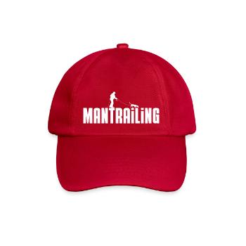 mantrailing - Baseballkappe - klassisch Rot - Vorne