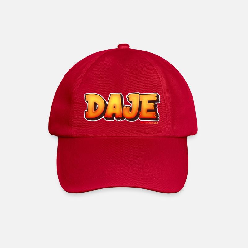 Römische Redewendungen: DAJE - Baseballkappe - klassisch Rot