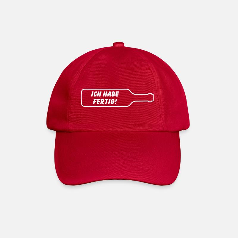 Je me prépare ! - Blague sur la bouteille - Casquette classique - rouge classique