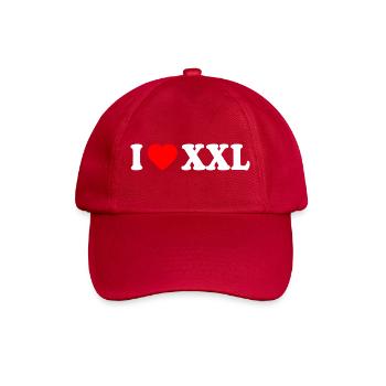I love xxl - Casquette classique - rouge classique - Devant