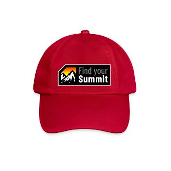 Trouvez votre sommet - Casquette classique - rouge classique - Devant