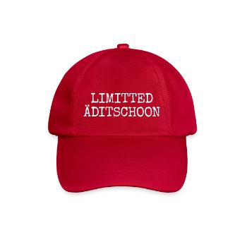 Limitted Äditschoon - Plattdeutsche Edition - Baseballkappe - klassisch Rot - Vorne