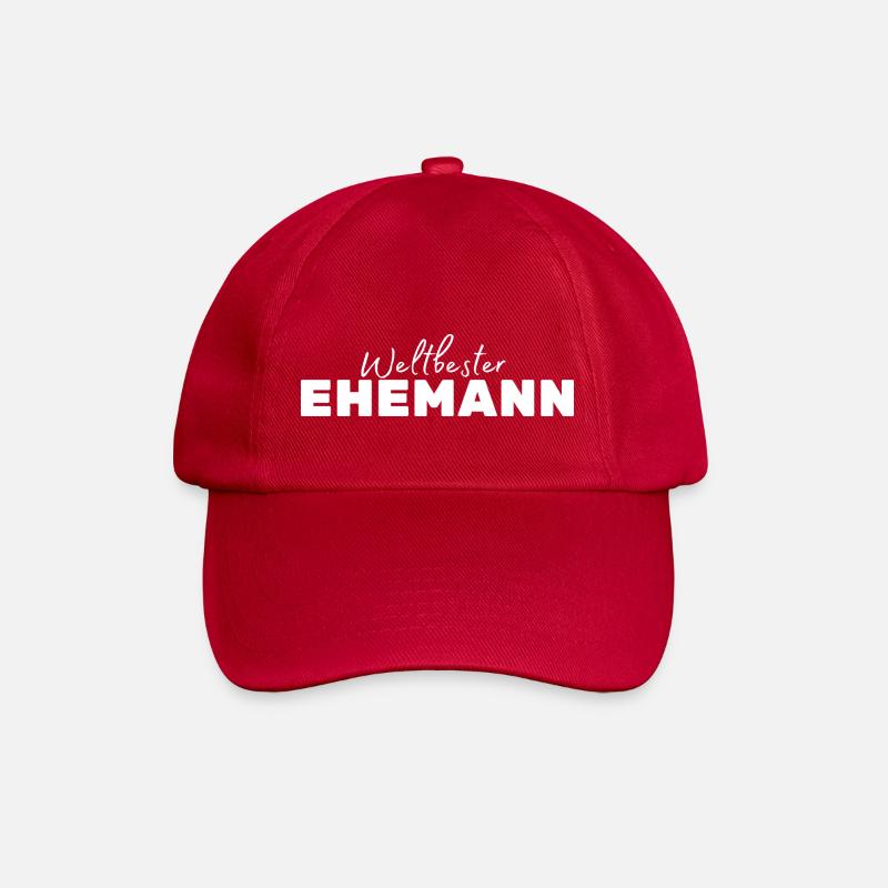 Weltbester Ehemann Ehemänner Sprüche Ehemann Spruc - Baseballkappe - klassisch Rot