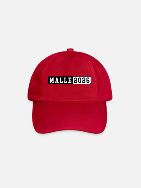 Malle 2026 - Baseballkappe - klassisch Rot