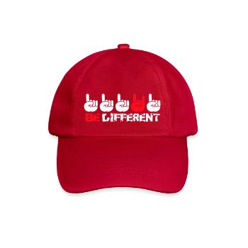Be Different Heavy Metal Hard Rock Cool Hand Gestures - Baseball Cap - classic red - Front