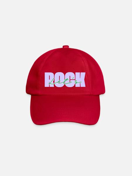 Let's Rock - Baseball Cap - classic red