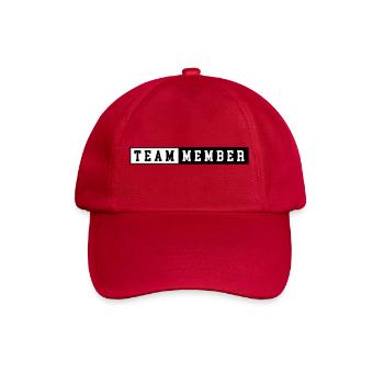 Team Member - Baseball Cap - classic red - Front