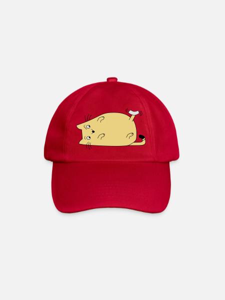 Chat avec du ruban adhésif - Casquette classique - rouge classique