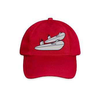2 U-Boote Flotte Zwei Geschwader Gruppe Team Crew - Baseballkappe - klassisch Rot - Vorne