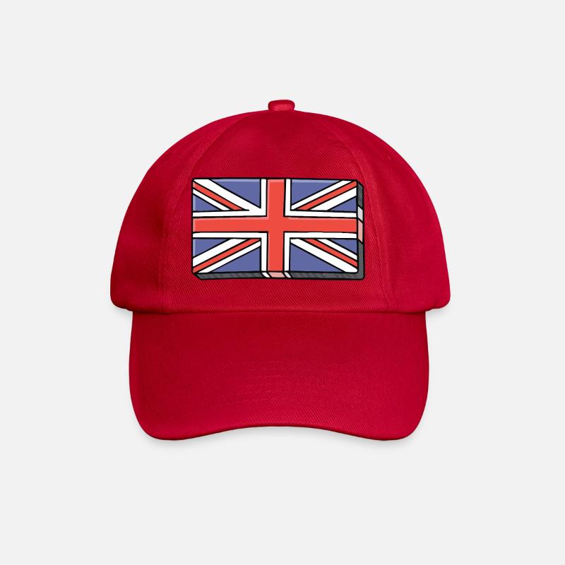 Brique Union Jack - Casquette classique - rouge classique