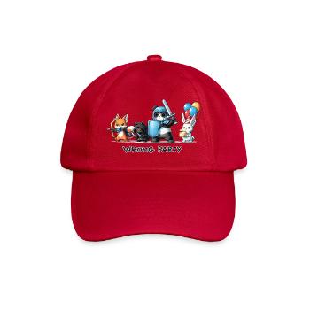 False Party – Knight, Rogue, Mage & Birth - Baseball Cap - classic red - Front