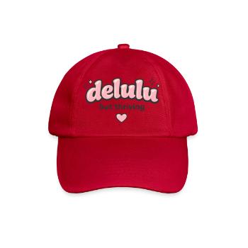 Delulu Thriving Logo - Baseball Cap - classic red - Front