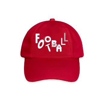 Lettres culinaires imprimées par léopard - Casquette classique - rouge classique - Devant