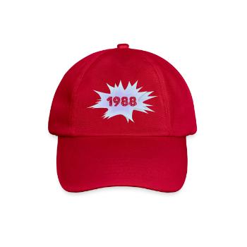 Jahrgang 1996 Neon-Explosion - Baseballkappe - klassisch Rot - Vorne