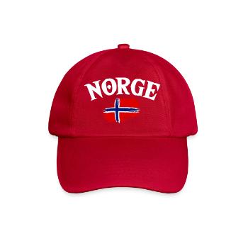 Norway Vacation Norge Fjords Travel Scandinavian - Baseballkappe - klassisch Rot - Vorne