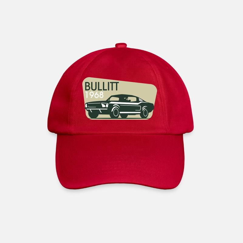 Oldtimer 1968 Auto Retro - Baseballkappe - klassisch Rot