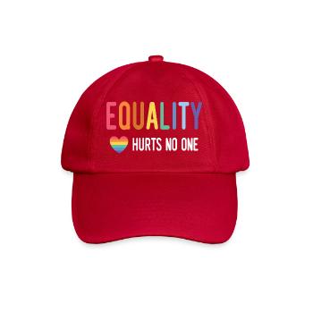 LGBT Pride Month - Equality Hurts No One - Baseball Cap - classic red - Front