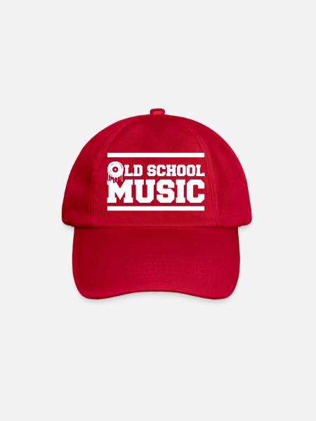 Old School Music - Baseballkappe - klassisch Rot