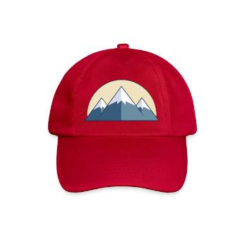 Montagnes - Casquette classique - rouge classique - Devant