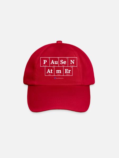 Pausen Atmer (dunkle Stoffe) - Baseballkappe - klassisch Rot