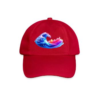 waves - Baseballkappe - klassisch Rot - Vorne