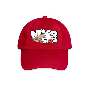 Unaufhörlicher Skateboard Druck - Baseballkappe - klassisch Rot - Vorne