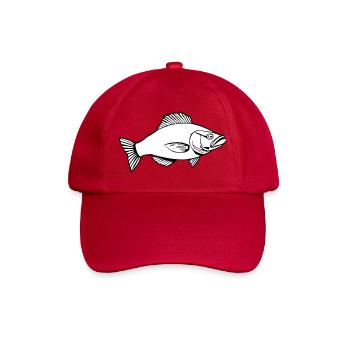 Poisson Poisson Pêcheur T-shirt Cadeau - Casquette classique - rouge classique - Devant