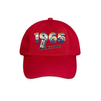 1965 Jahrgang Retro Vintage – Kassette – Cool Olds - Baseballkappe - klassisch Rot - Vorne