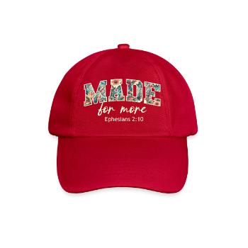 Conçu pour un design plus chrétien de versets bibliques floraux - Casquette classique - rouge classique - Devant