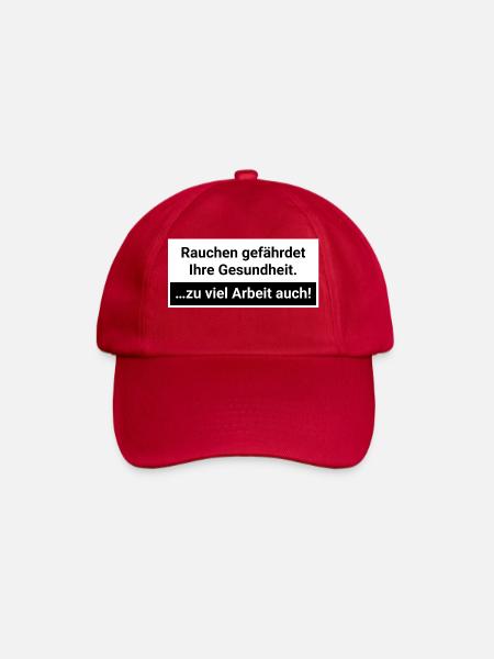 Trop de travail met en danger un épuisement professionnel de la santé - Casquette classique - rouge classique