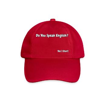 Conception drôle de blagues en anglais - Casquette classique - rouge classique - Devant