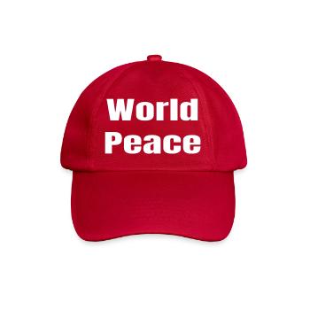 Paix Mondiale en Typographie Grasse - Casquette classique - rouge classique - Devant