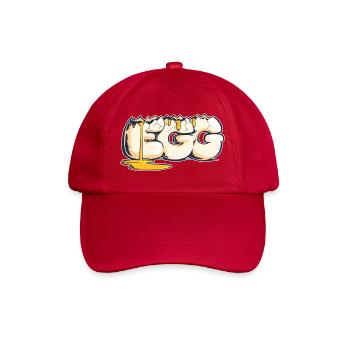 Egg, Drawn Word (2) - Baseball Cap - classic red - Front