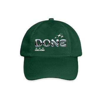 Finished 2028 Chrome Bubble Design - Baseball Cap - bottle green - Front