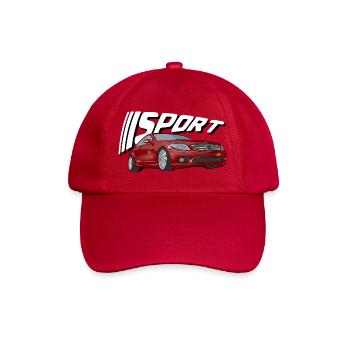 Roter Sportflitzer - Baseballkappe - klassisch Rot - Vorne