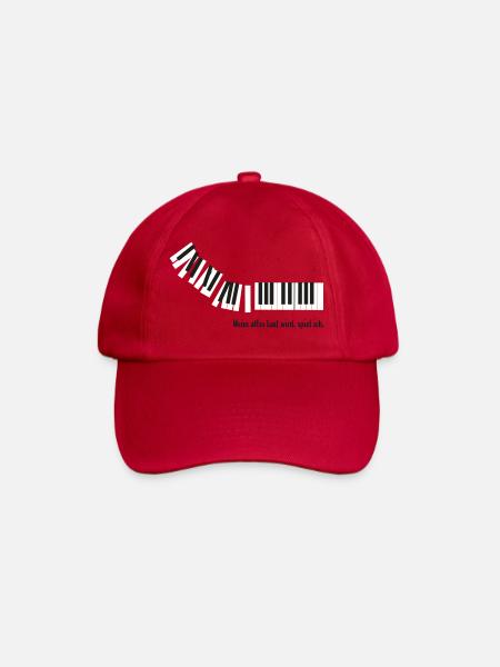 When everything gets loud, I play. - Baseball Cap - classic red