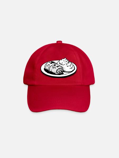 Golubzi cabbage wrap with mashed potatoes - Baseball Cap - classic red
