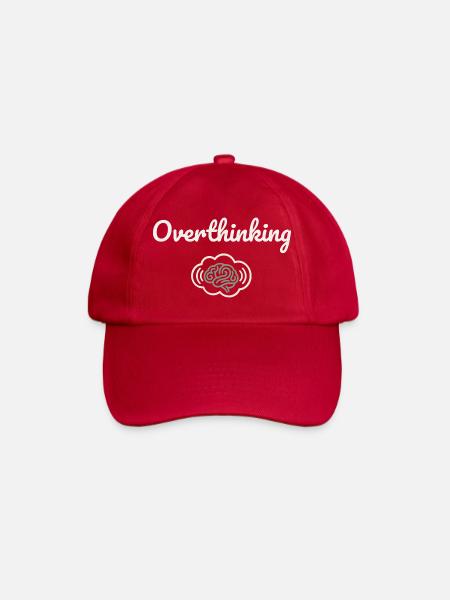 Overthinking Gehirnwolke - Baseballkappe - klassisch Rot