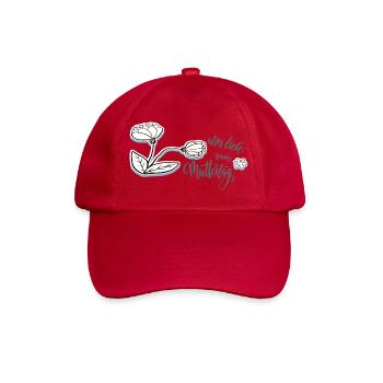 Blumen zum Muttertag - Baseballkappe - klassisch Rot - Vorne