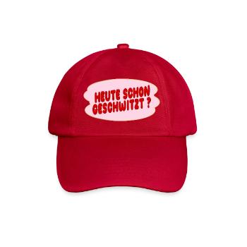 Schwitzen - Baseballkappe - klassisch Rot - Vorne