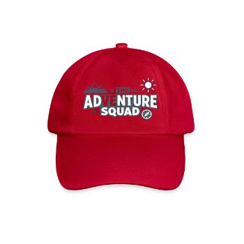 The Adventure Squad Motiv - Baseballkappe - klassisch Rot - Vorne