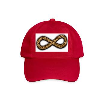 Leopard Infinity Pattern - Baseball Cap - classic red - Front