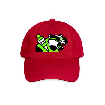 Badger Sac d’école mascotte - Casquette classique - rouge classique - Devant