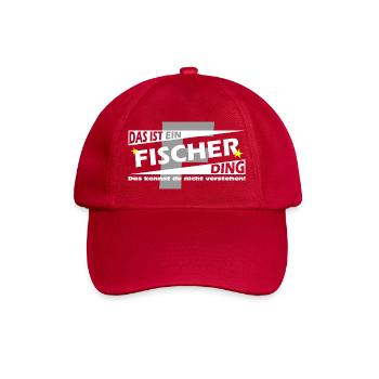 Fischer Ding - Baseballkappe - klassisch Rot - Vorne