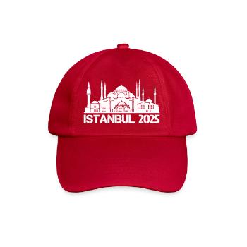 istanbul 2025 - Baseballkappe - klassisch Rot - Vorne
